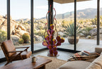 Steel Prickly Pear + Ocotillo Sculpture by The Rusted Desert