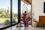 Steel Prickly Pear + Ocotillo Sculpture by The Rusted Desert