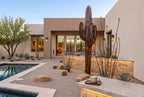 Rusted Steel Ocotillo Sculpture