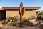Large-Scale Steel Saguaro Sculpture by The Rusted Desert