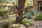 Handmade Metal Woodpecker Sculpture