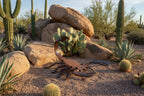 Rusted steel scorpion sculpture, freestanding