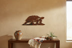 Rusted Steel Tortoise Family Wall Art
