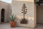 Rusted Steel Agave Wall Art