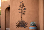 Rusted Steel Agave Wall Art