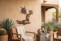 Rusted Steel Kokopelli Parade Wall Art
