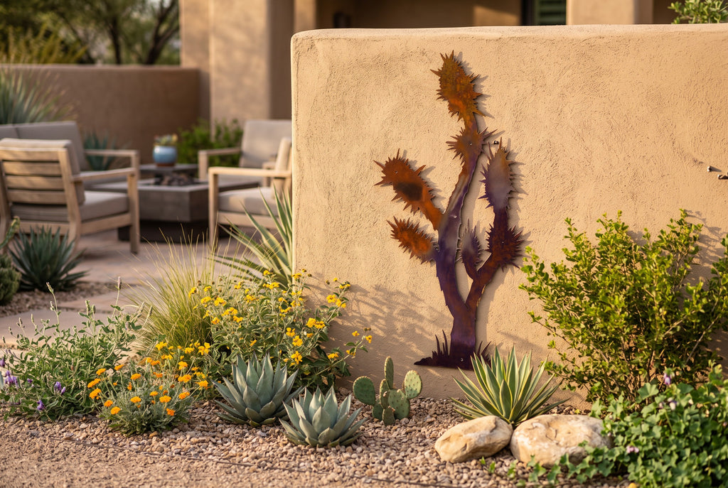 Rusted Steel Joshua Tree Wall Art