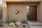 Layered Desert Landscape Wall Art