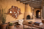 Layered Adobe Village Wall Art