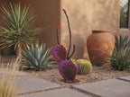 Handmade Steel Prickly Pear Cactus Sculpture