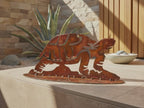 Rusted Steel Agave Wall Art