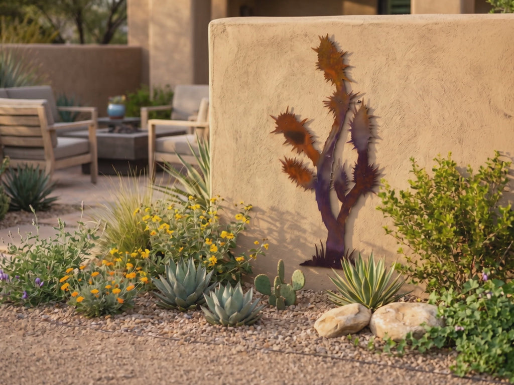 Rusted Steel Joshua Tree Wall Art