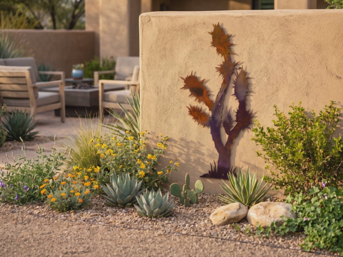 Rusted Steel Joshua Tree Wall Art