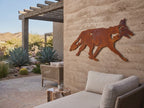 Rusted Metal Vulture Wall Art